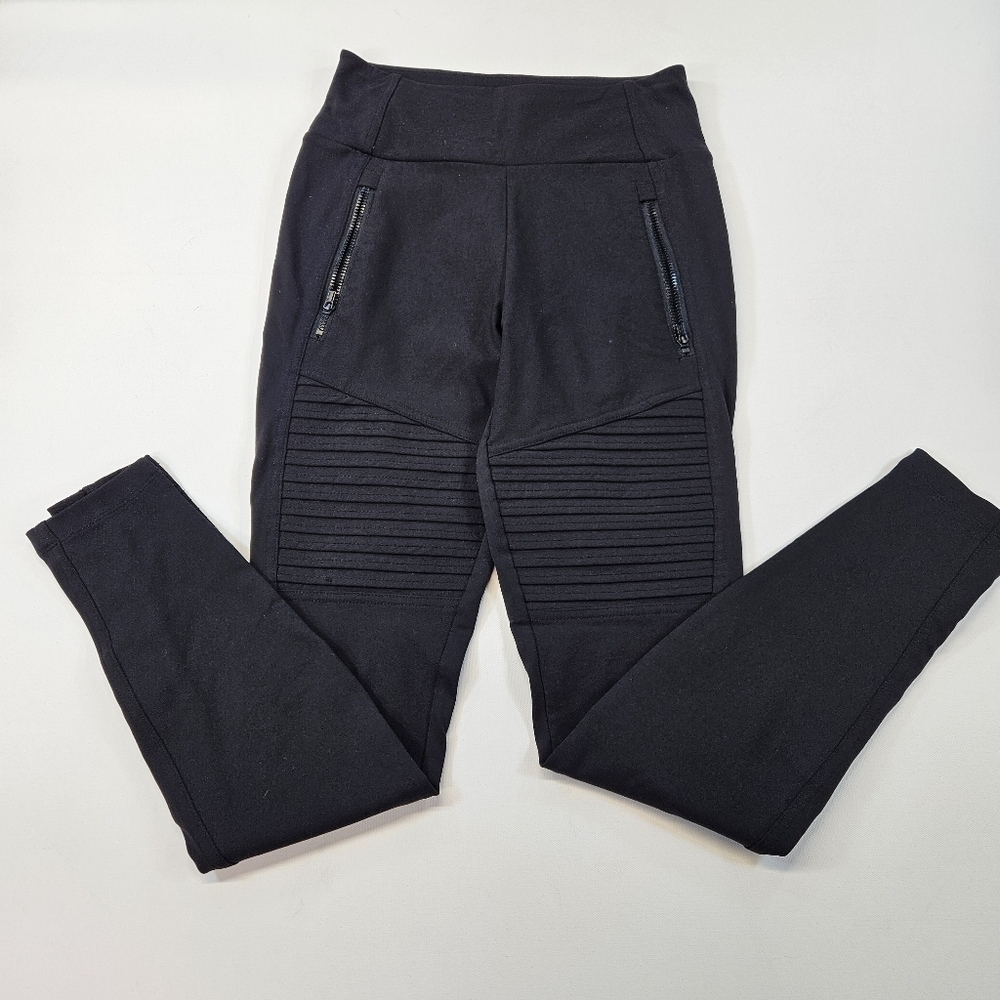 Athleta Headlands Hybrid Moto Tight Ankle Zipper Athletic Legging Brown Size 0